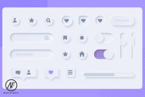 طراحی نئومورفیسم (Neumorphism)